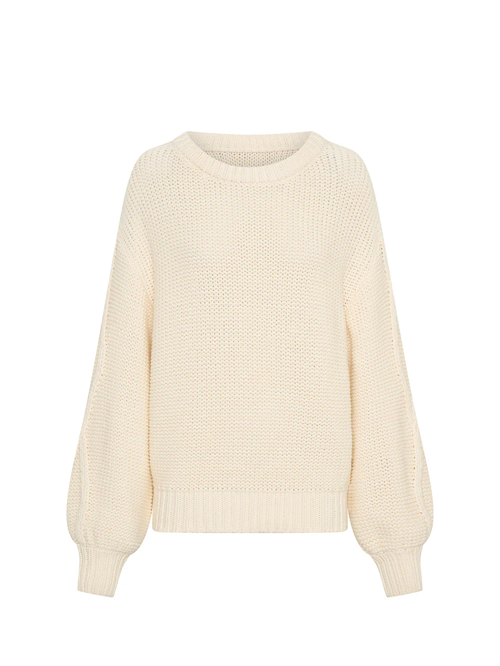 Olesia Knit Sweater - Cream - Image 8
