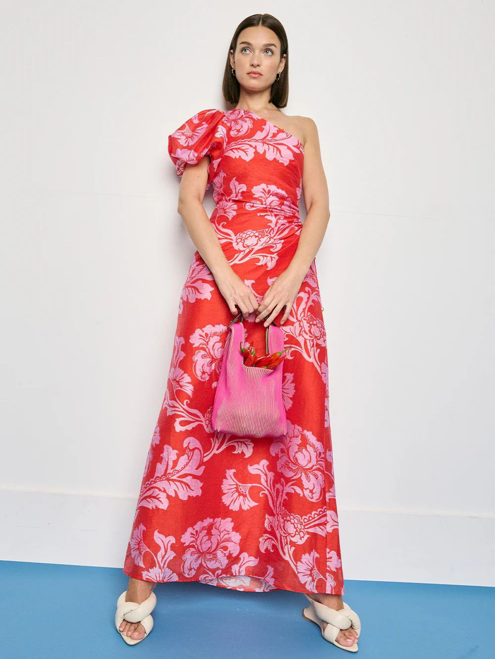 Olina One Shoulder Maxi Dress - Image 8