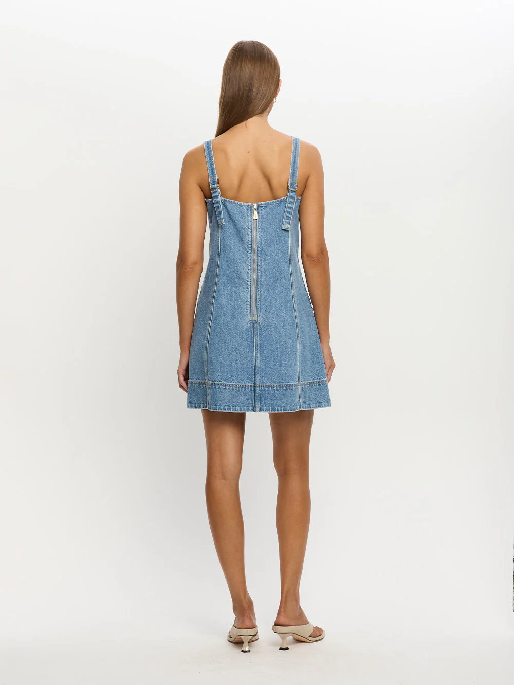 Oriana Denim Dress - Image 4