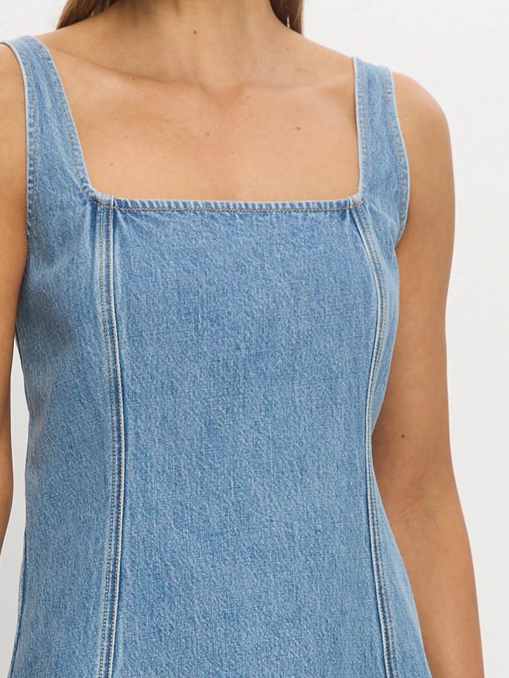Oriana Denim Dress - Image 5