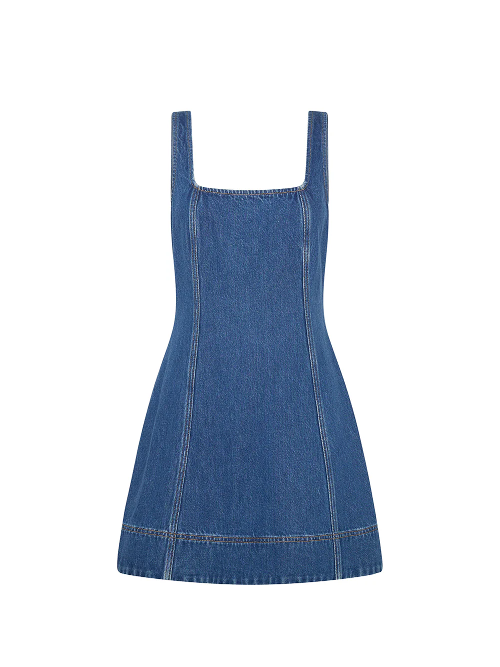 Oriana Denim Mini Dress - Image 8