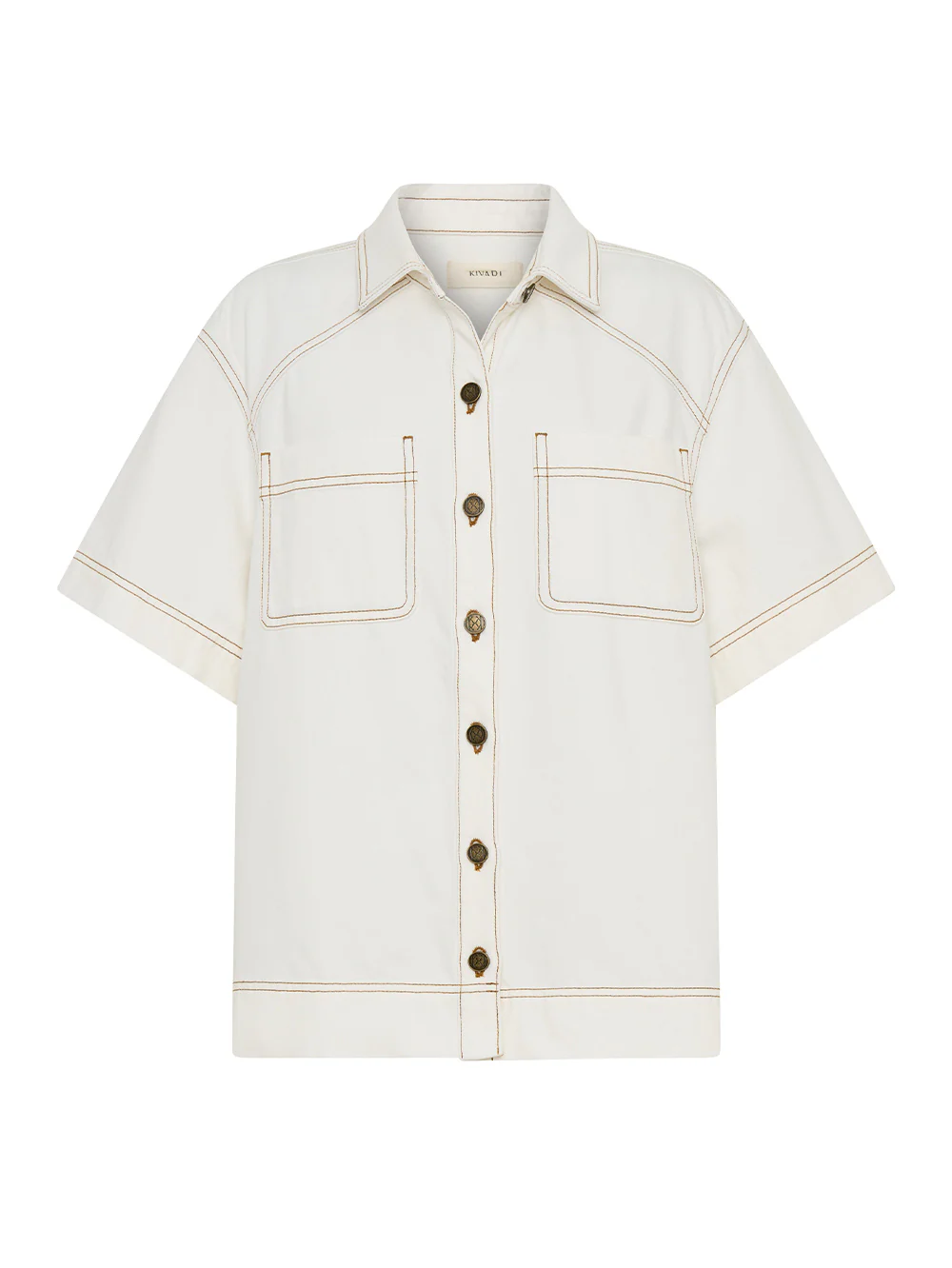 Paloma Denim Shirt - White - Image 7