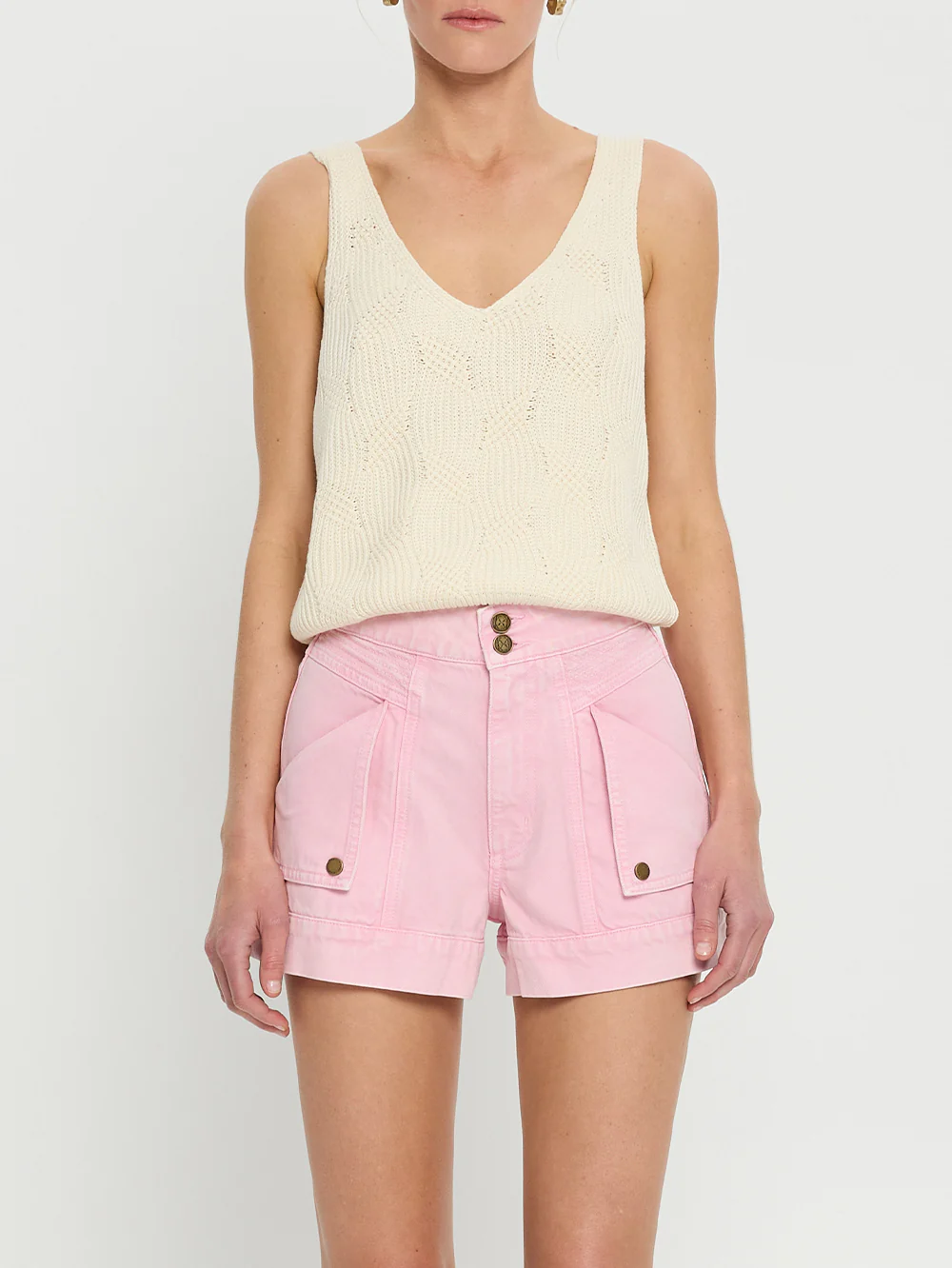 Paloma Denim Short - Pink - Image 4