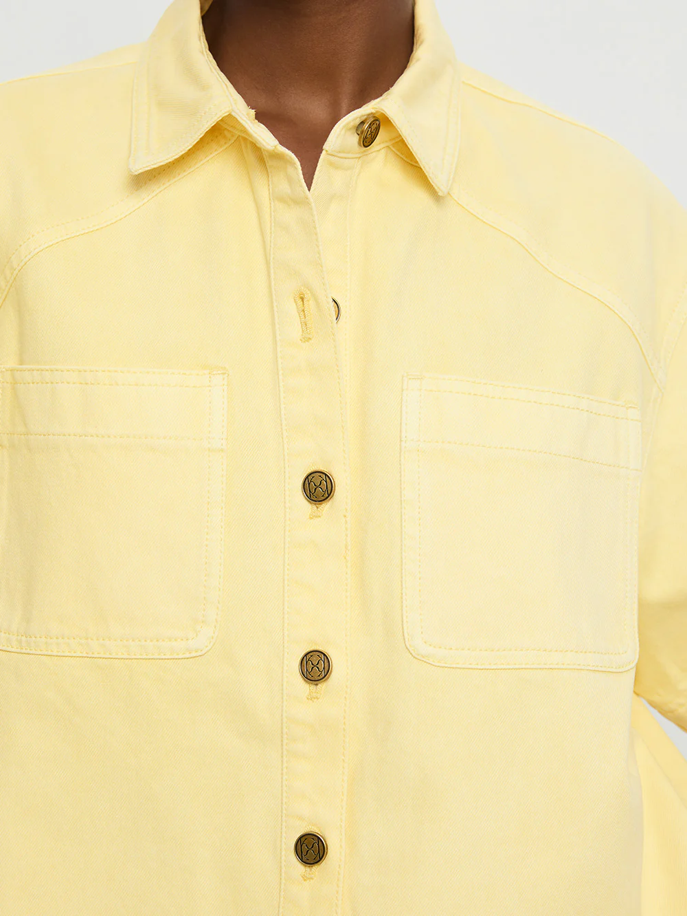 Paloma Denim Shirt - Butter - Image 4