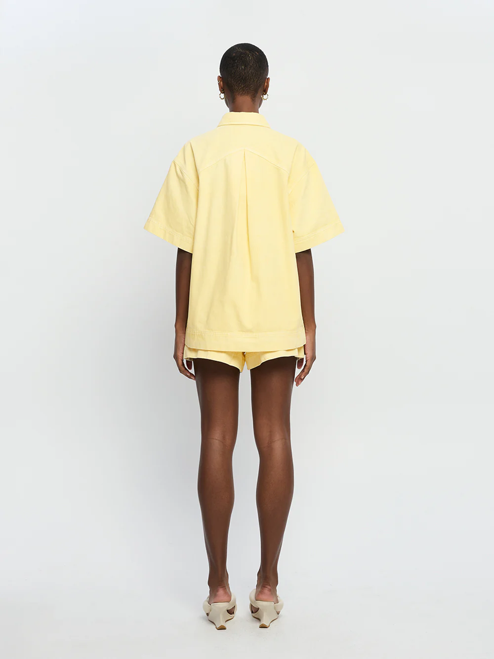 Paloma Denim Shirt - Butter - Image 5