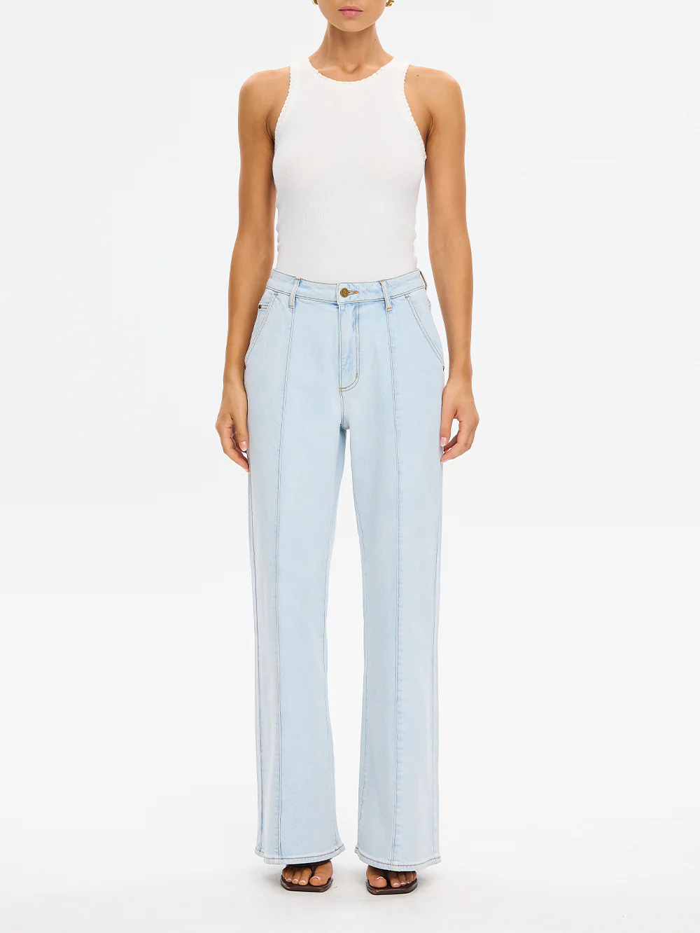 Parker Wide Leg Denim Jean - Image 4