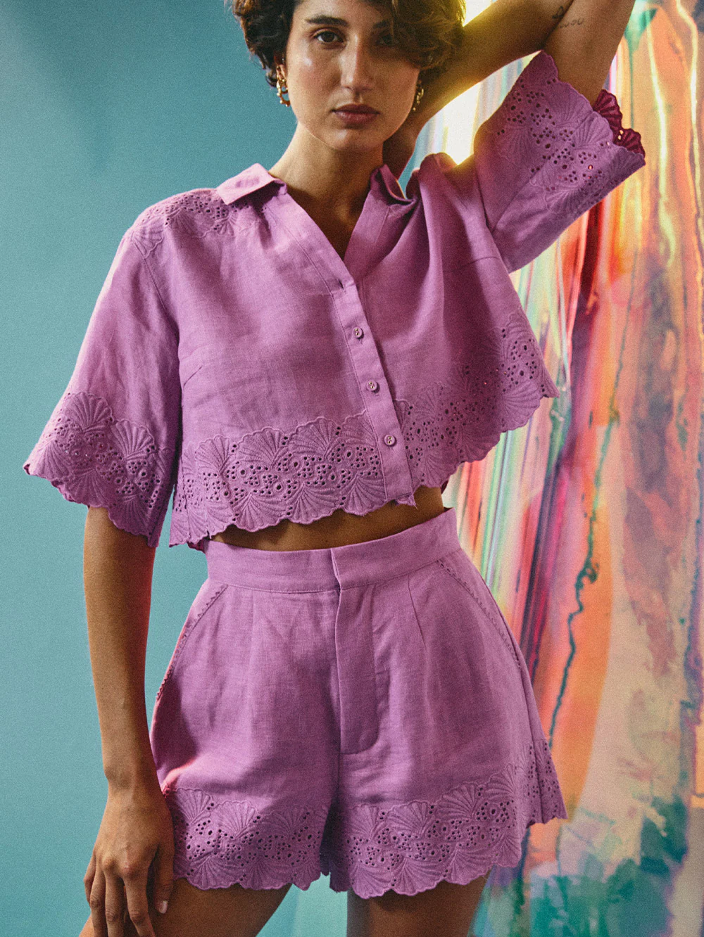 Payton Short - Purple - Image 7