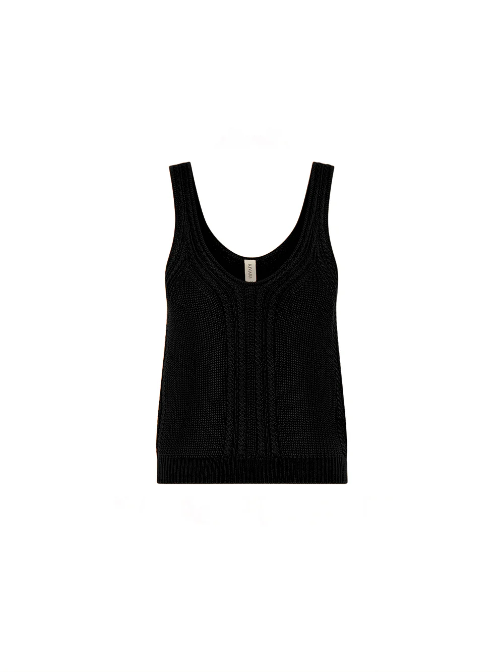Raven Knit Cami - Black - Image 7
