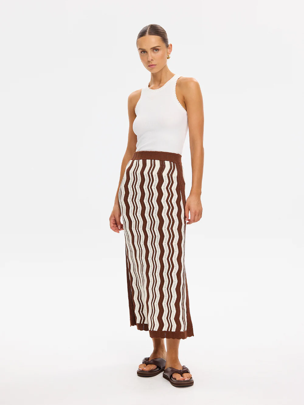 Sarah Knit Midi Skirt - Image 5