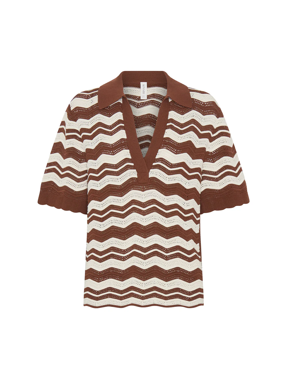 Sarah Knit Polo Top - Image 9