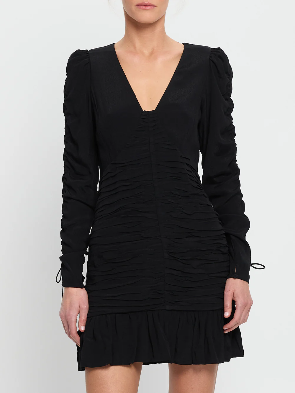 Scarlett Gathered Mini Dress - Image 6
