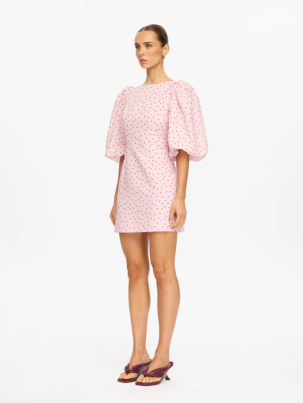 Sia Bubble Sleeve Mini Dress - Image 3