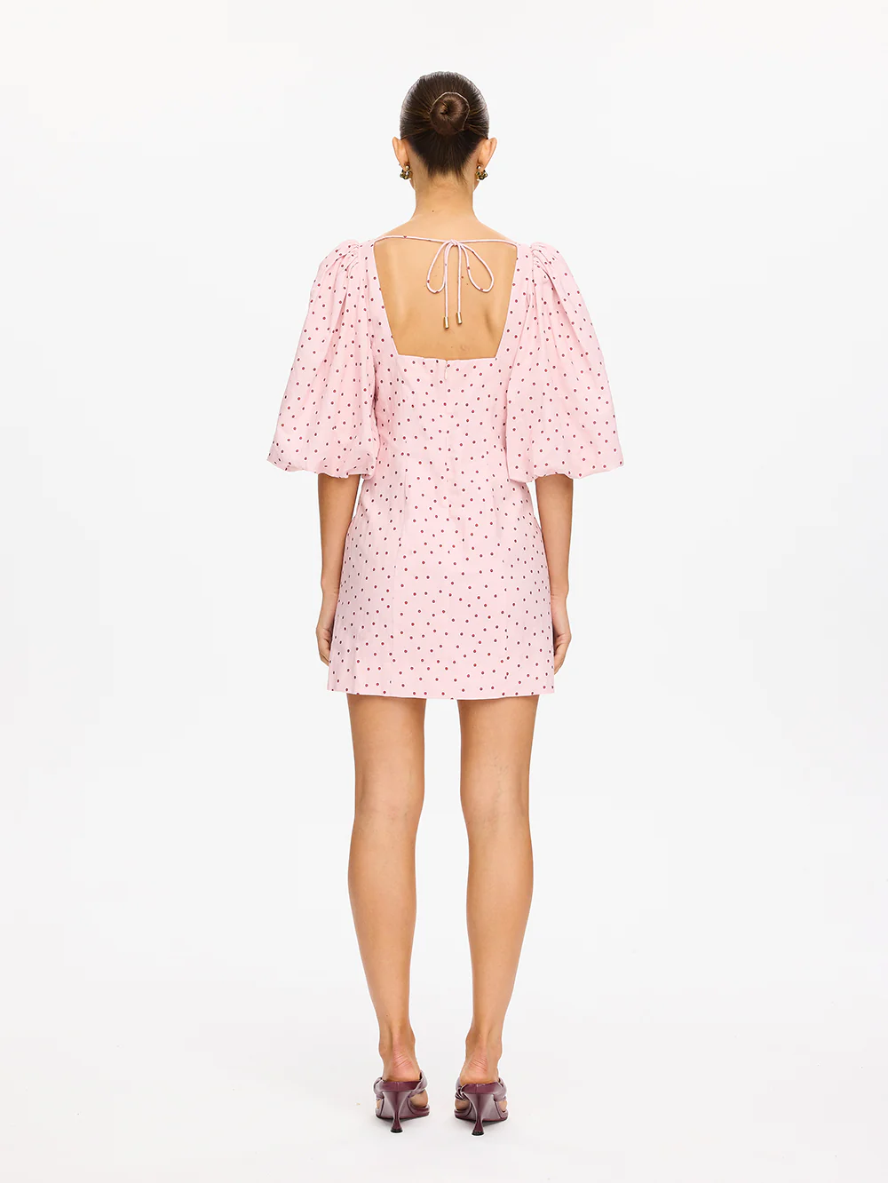 Sia Bubble Sleeve Mini Dress - Image 4