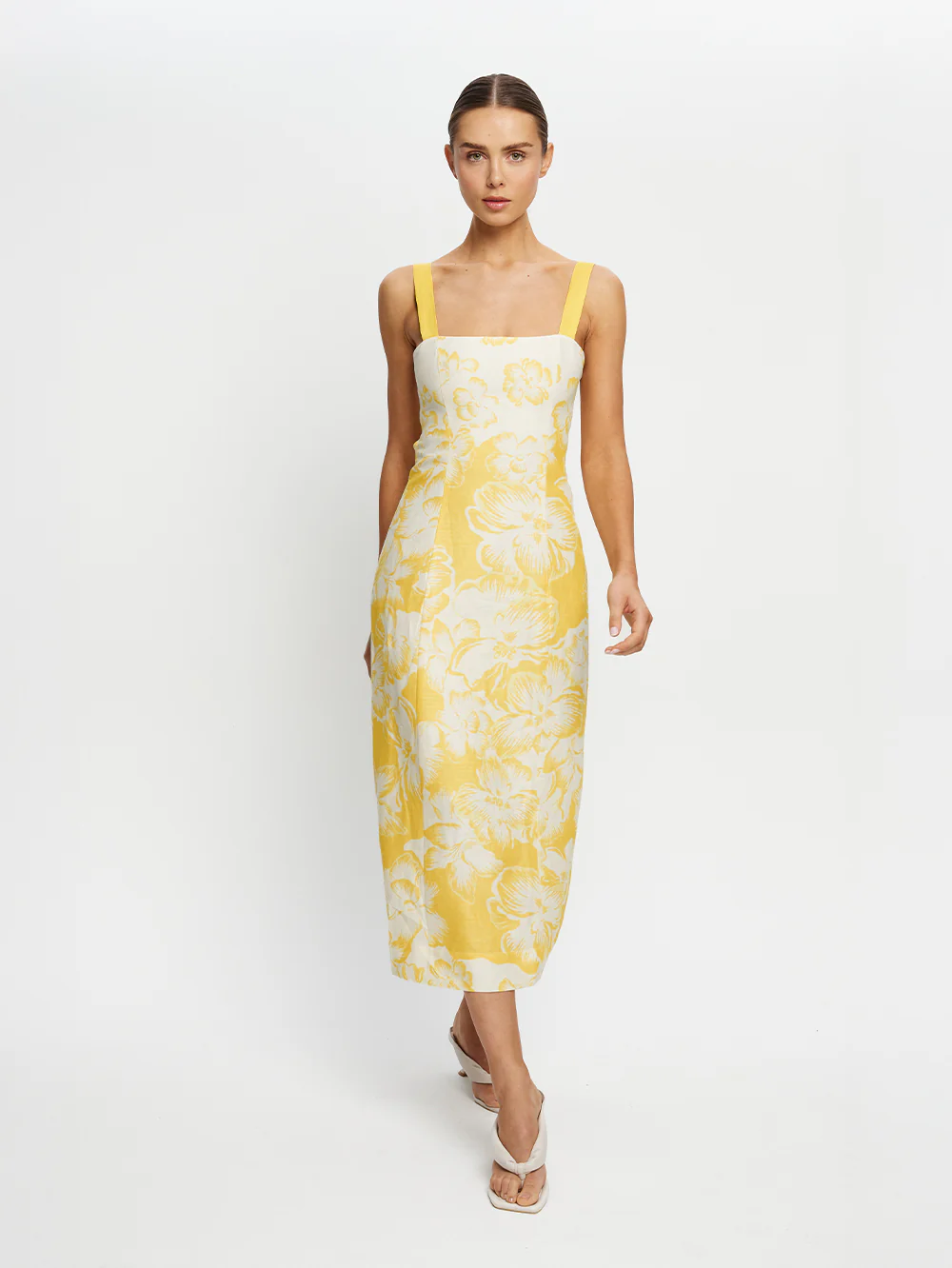 Soraya Tie Back Midi Dress - Image 7