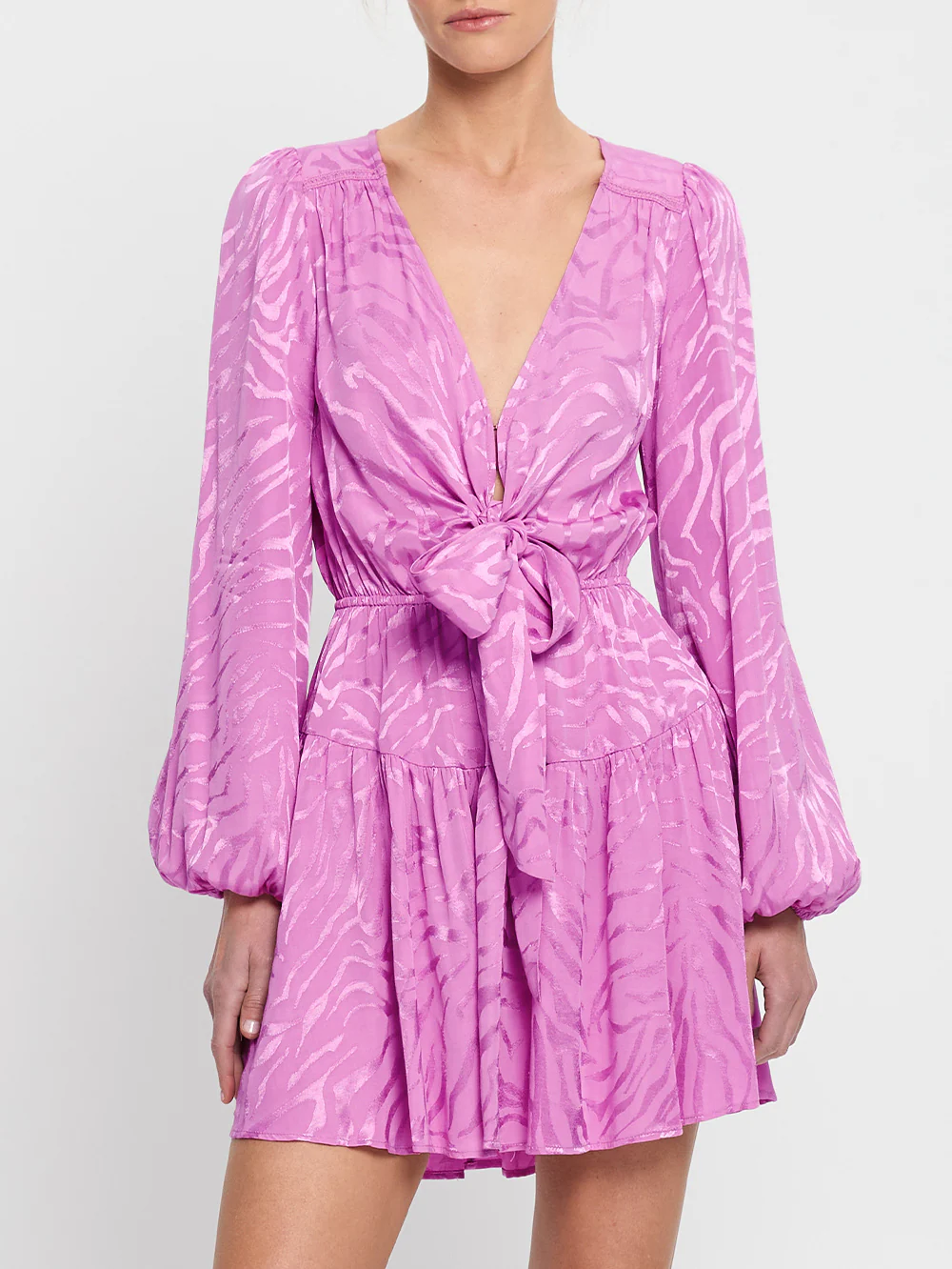 Stela Tie Front Mini Dress - Image 5