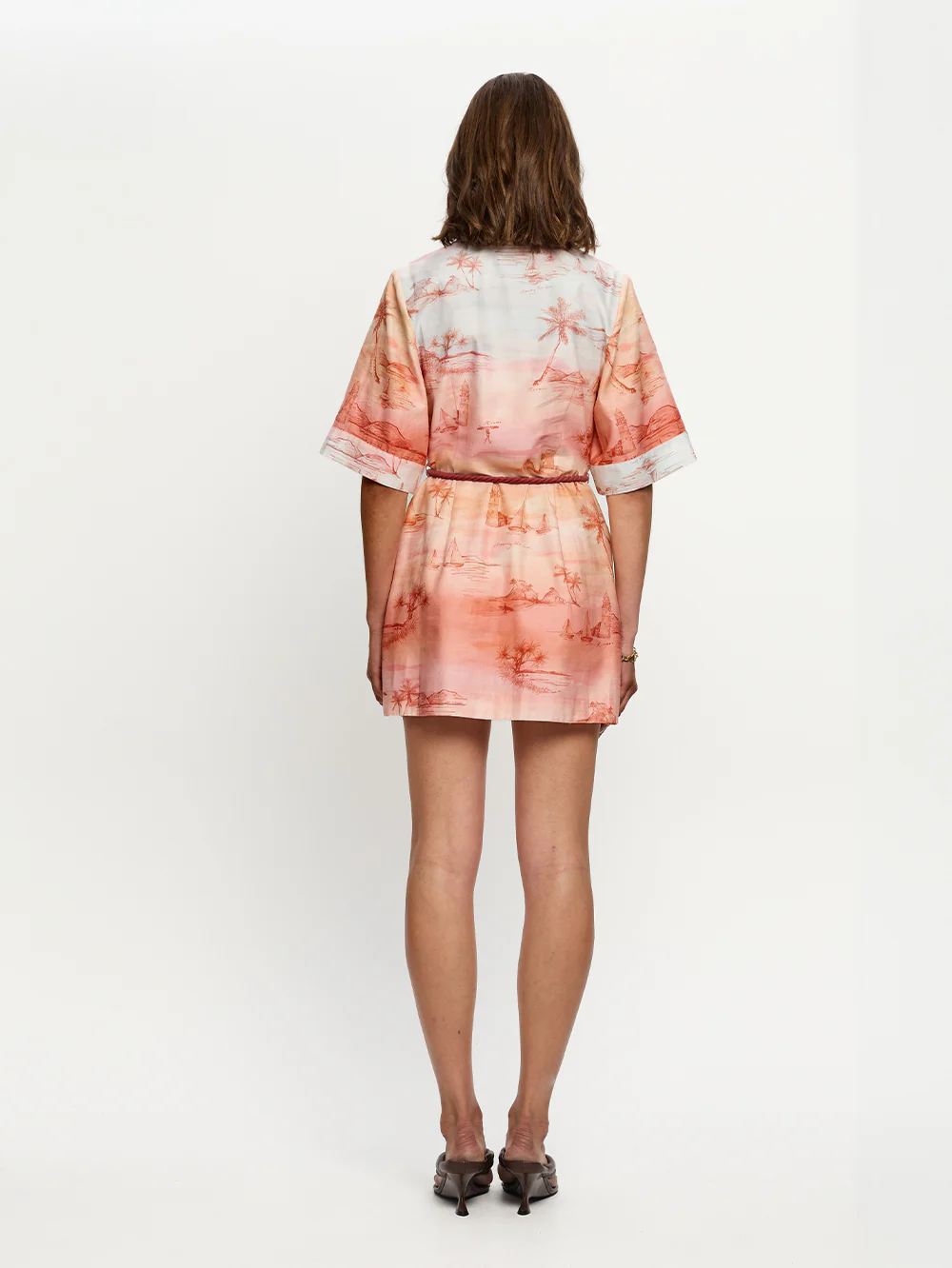 Sunset Shirt Mini Dress - Image 4