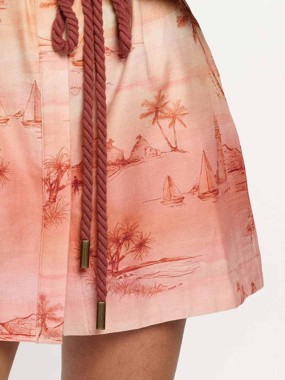 Sunset Shirt Mini Dress - Image 5