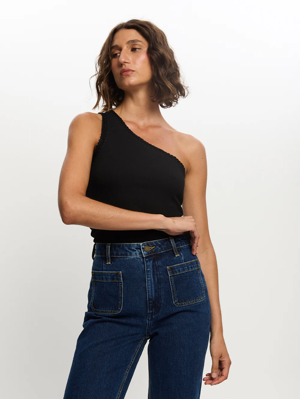 Tallulah One Shoulder Tank - Image 6