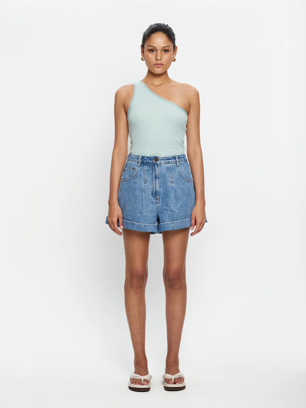 Tallulah One Shoulder Tank - Image 6