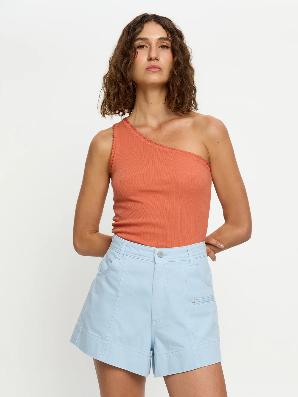 Tallulah One Shoulder Tank - Image 7