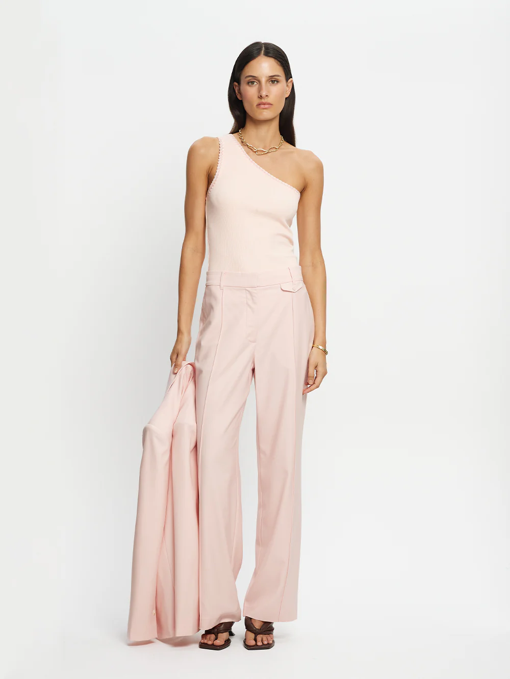 Tallulah One Shoulder Tank - Image 8