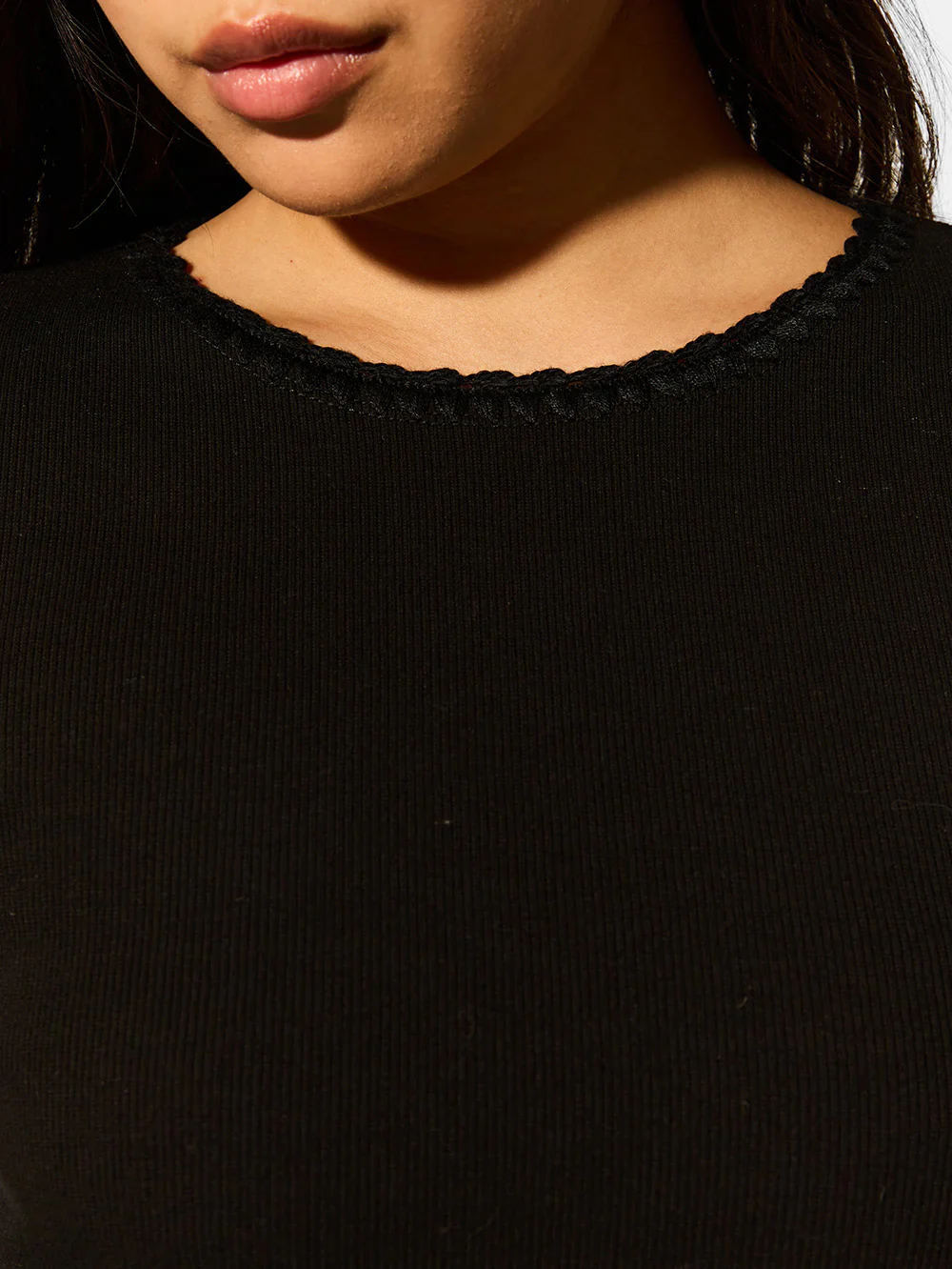 Tallulah Top - Black - Image 4