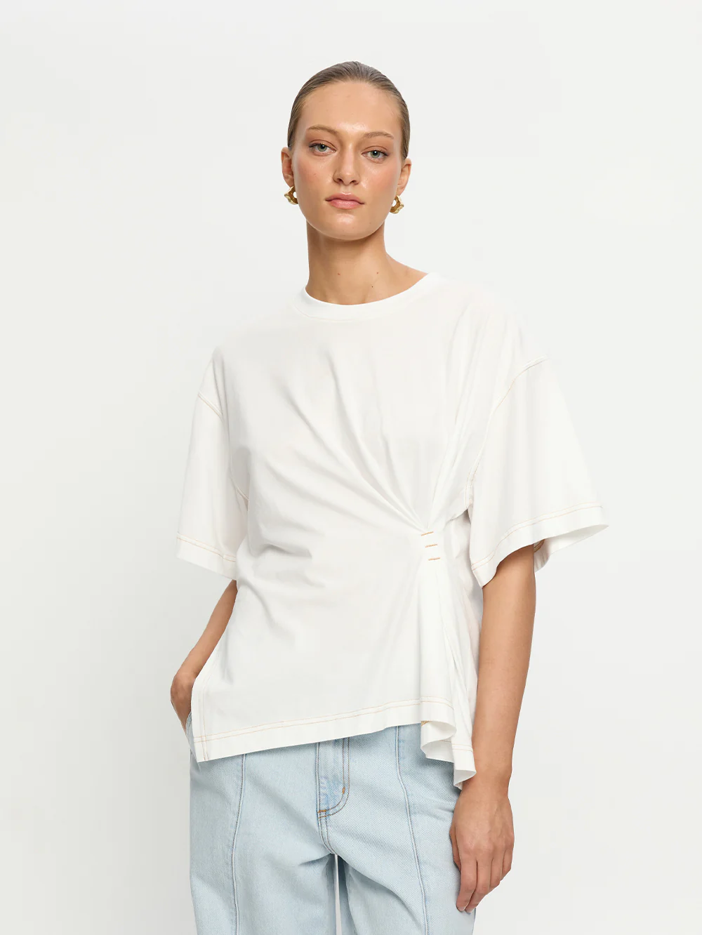 Vera Asymmetrical Tee - Image 5