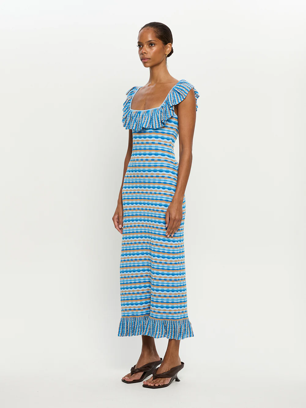 Viola Knit Maxi Dress - Image 3