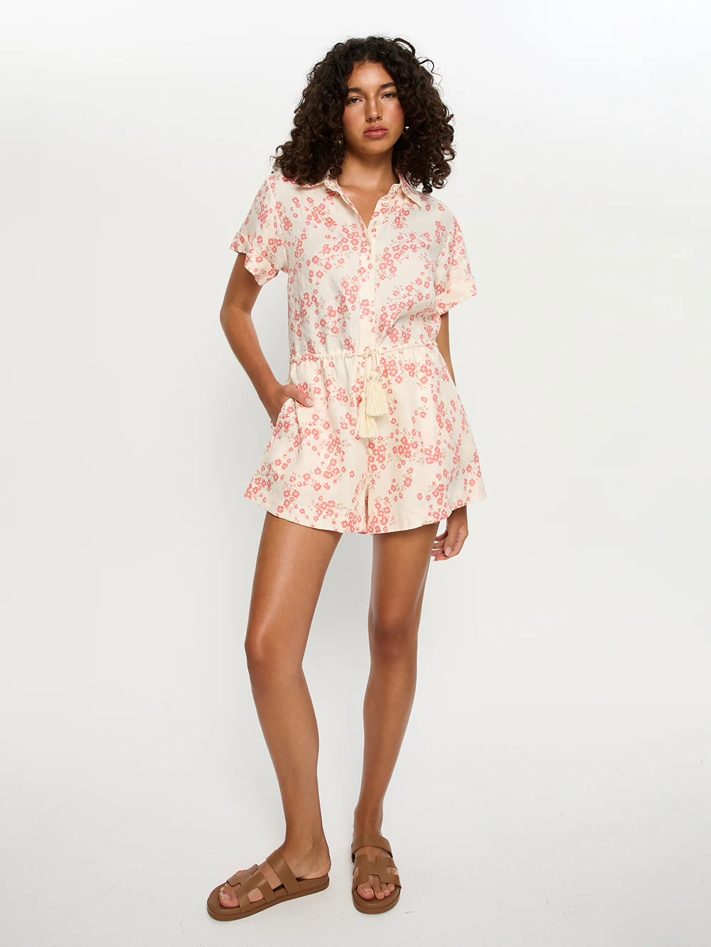 Zia Linen Playsuit