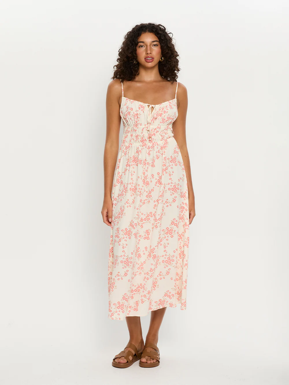 Zia Strappy Midi Dress - Image 3