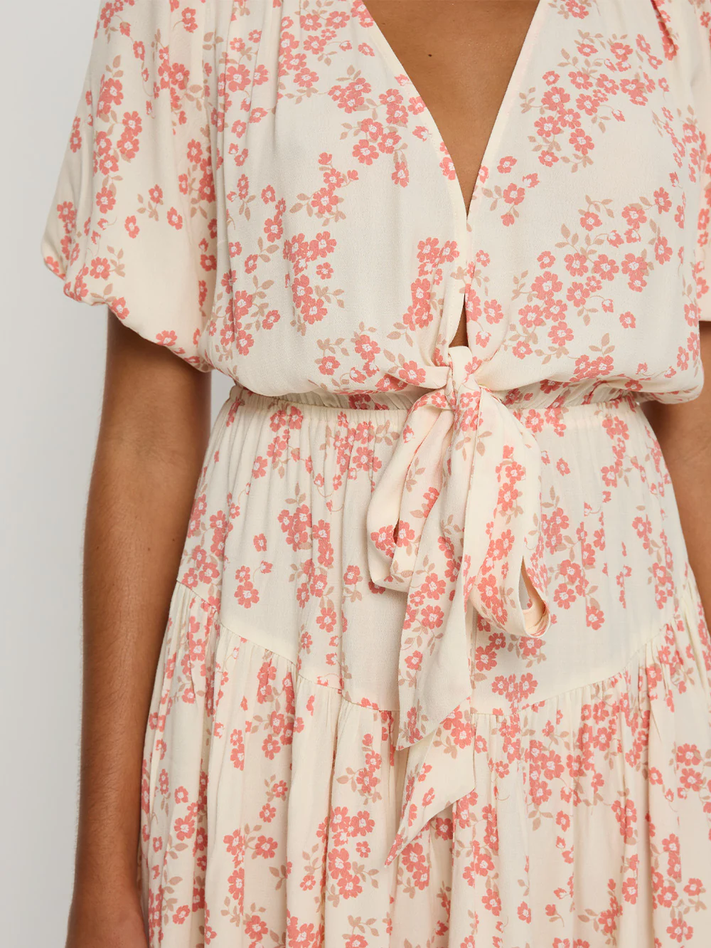 Zia Tie Front Mini Dress - Image 5