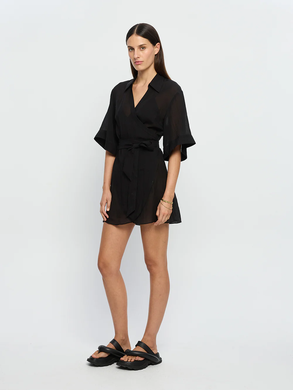 Zita Overswim Wrap Dress - Image 2