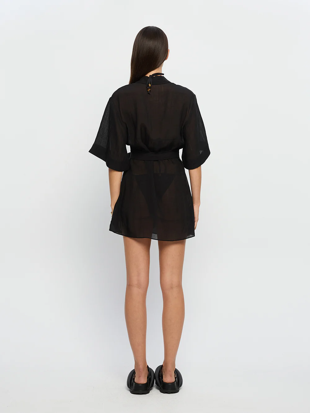 Zita Overswim Wrap Dress - Image 3