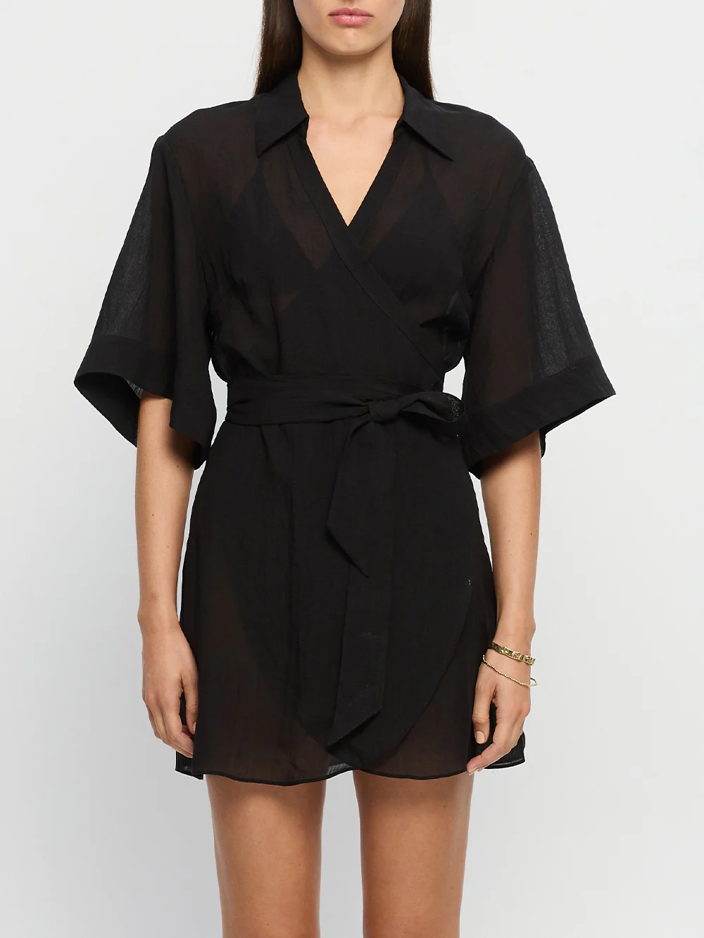 Zita Overswim Wrap Dress - Image 4
