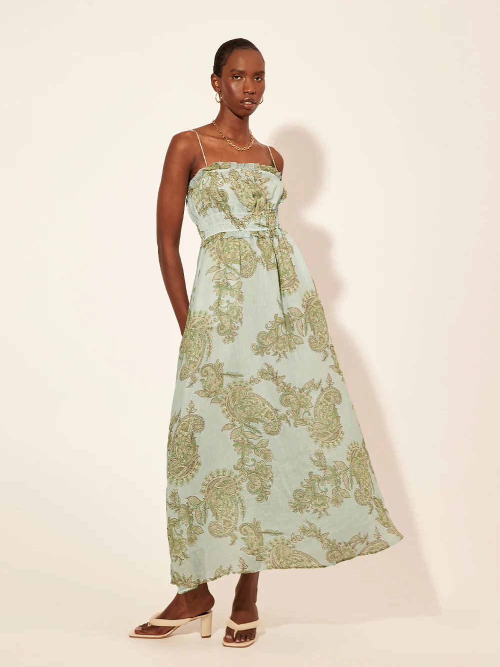 Zoe Strappy Maxi Dress - Image 2